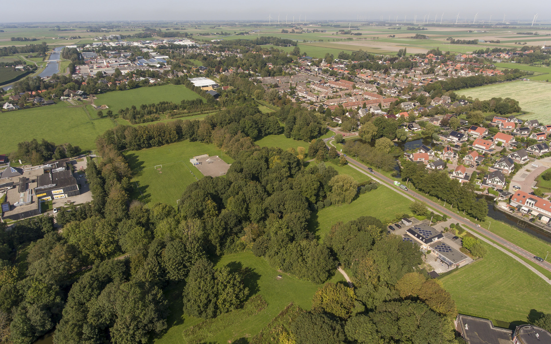 Park de Meet, Park van bovenaf, Drone - Stchting Vrienden Park de Meet